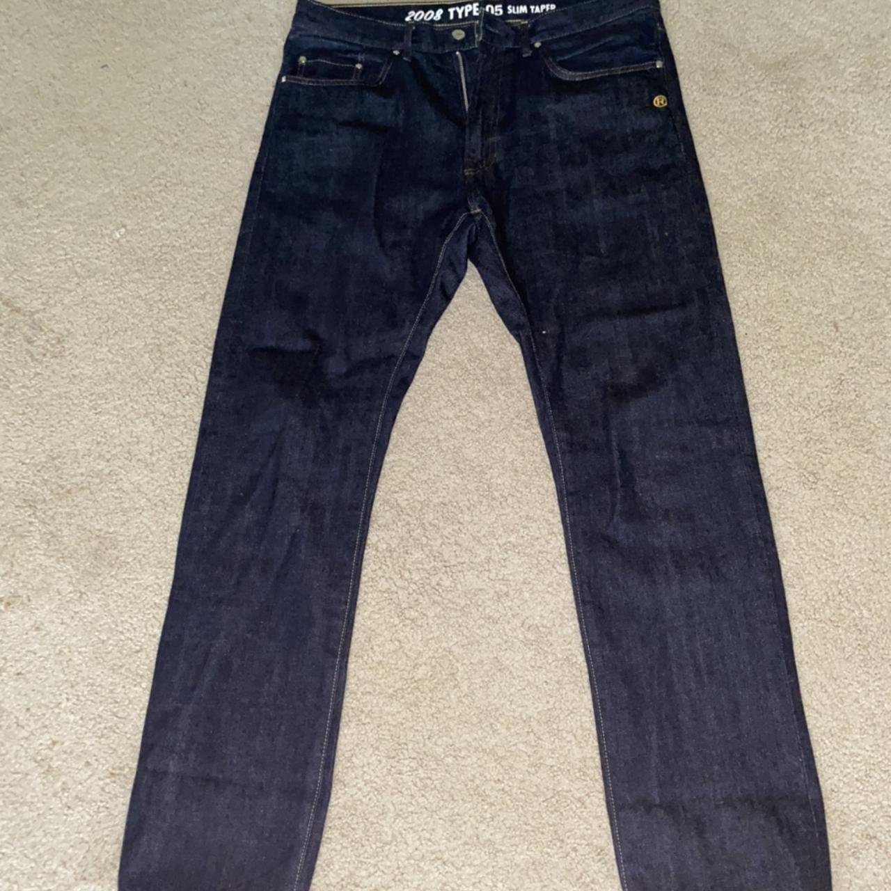 Bathing ape 2008 type-05 slim taper denim jeans | Depop