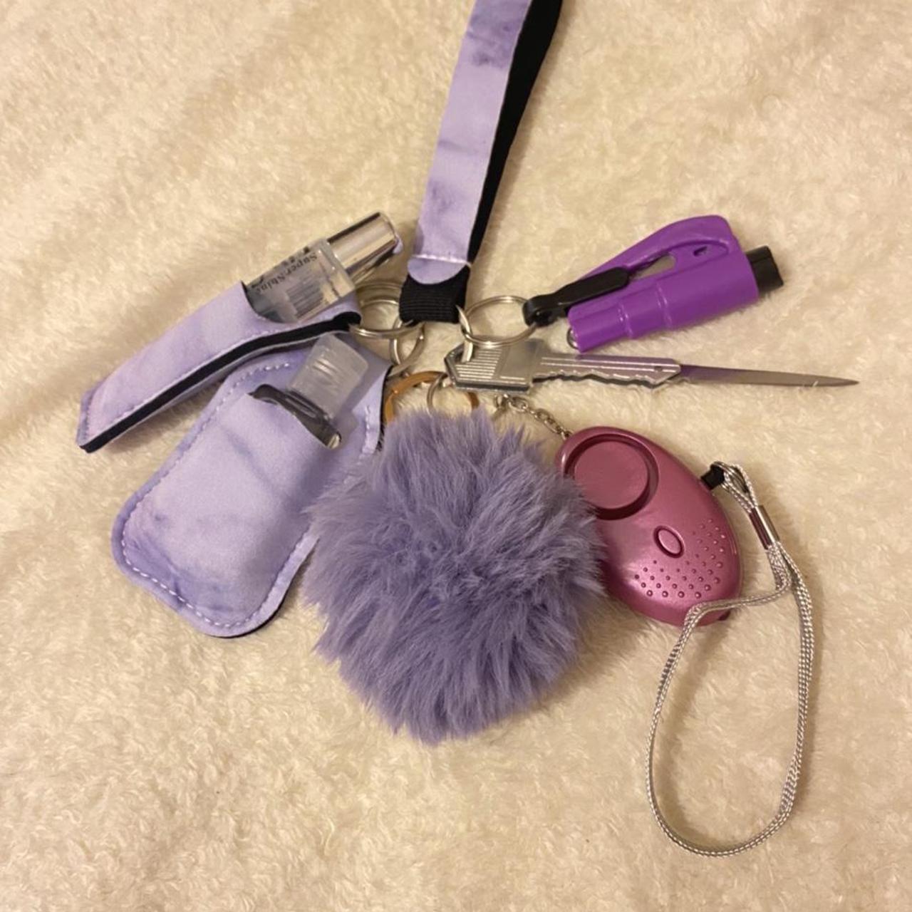 Self defence keychain set purple, grey or blue... Depop