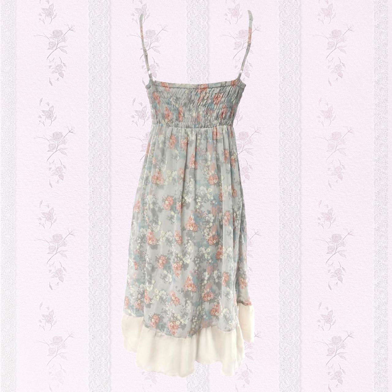 Garden Pixie Babydoll Milkmaid Dress by Axes Femme... - Depop