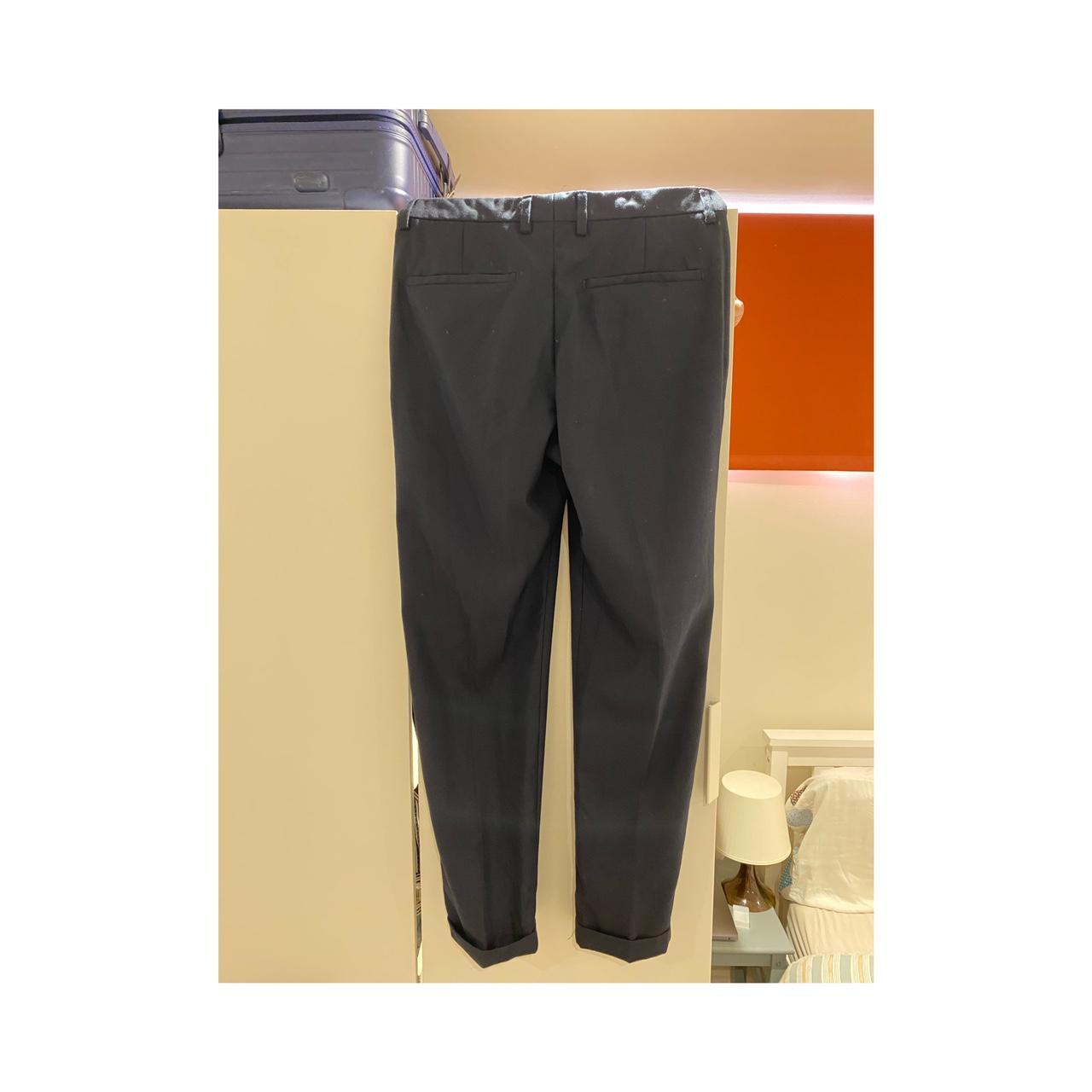 Zara Men's Navy Suit Depop