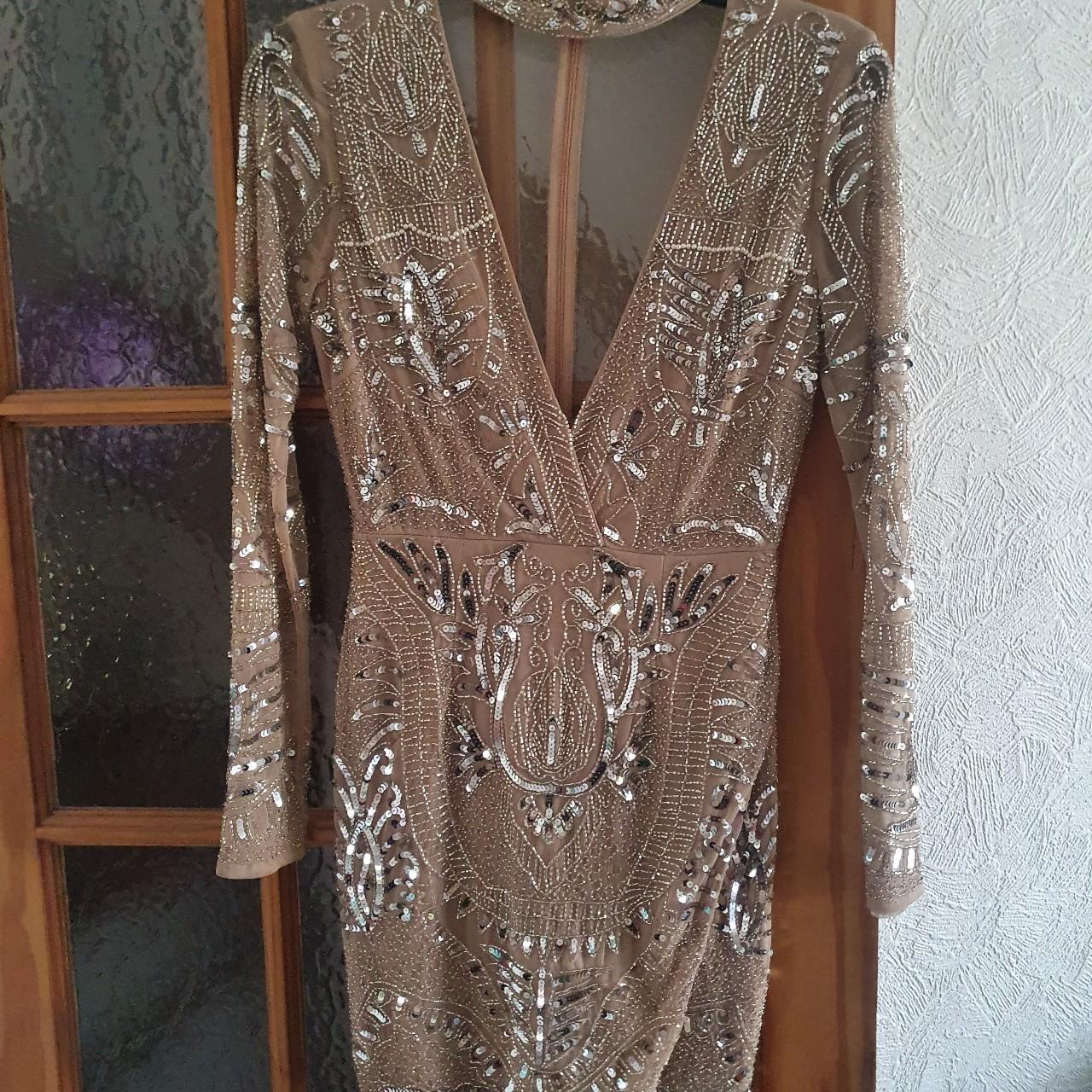 Sequin missguided peace and love dress Worn once