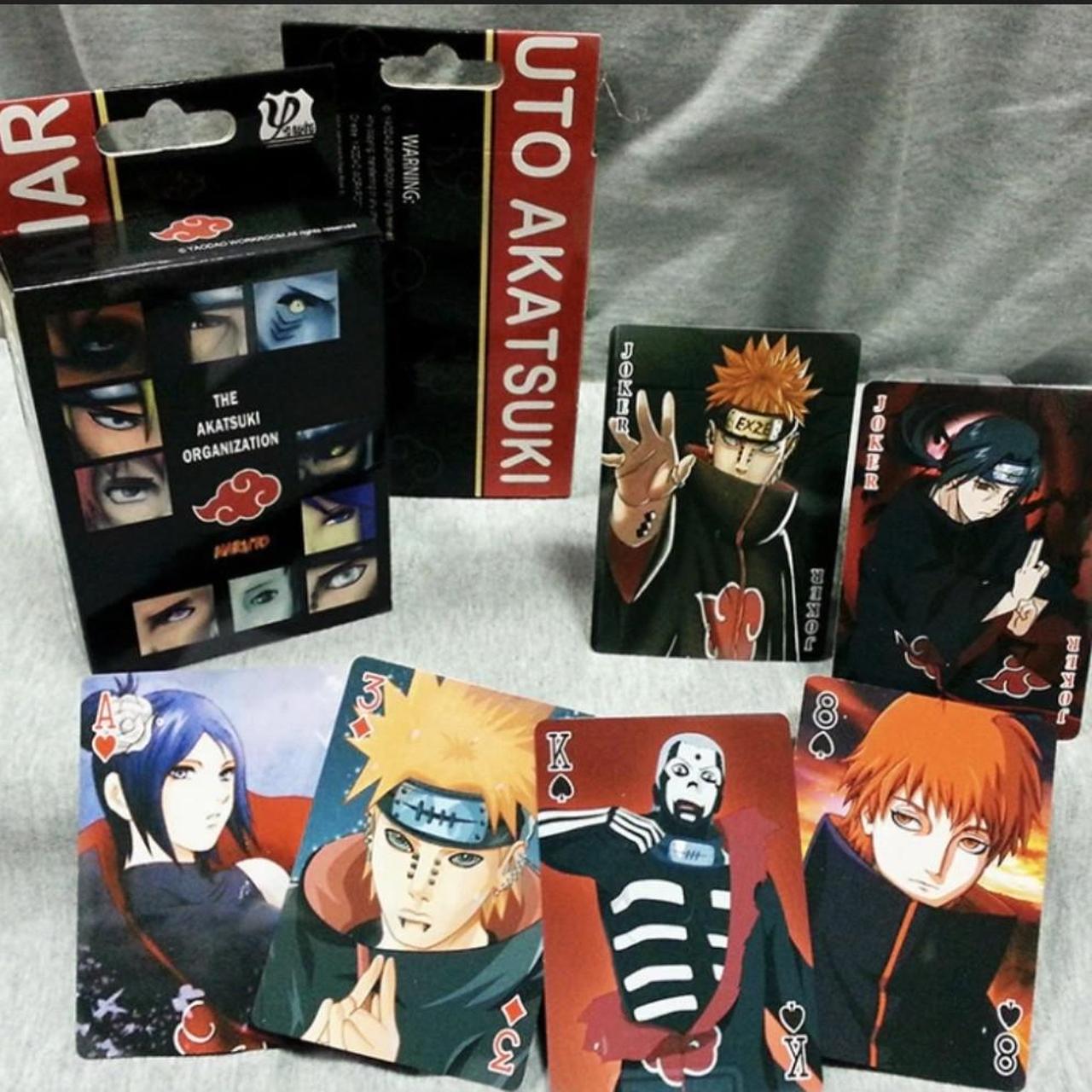 Naruto Akatsuki Organization Playing Cards - Manga... - Depop