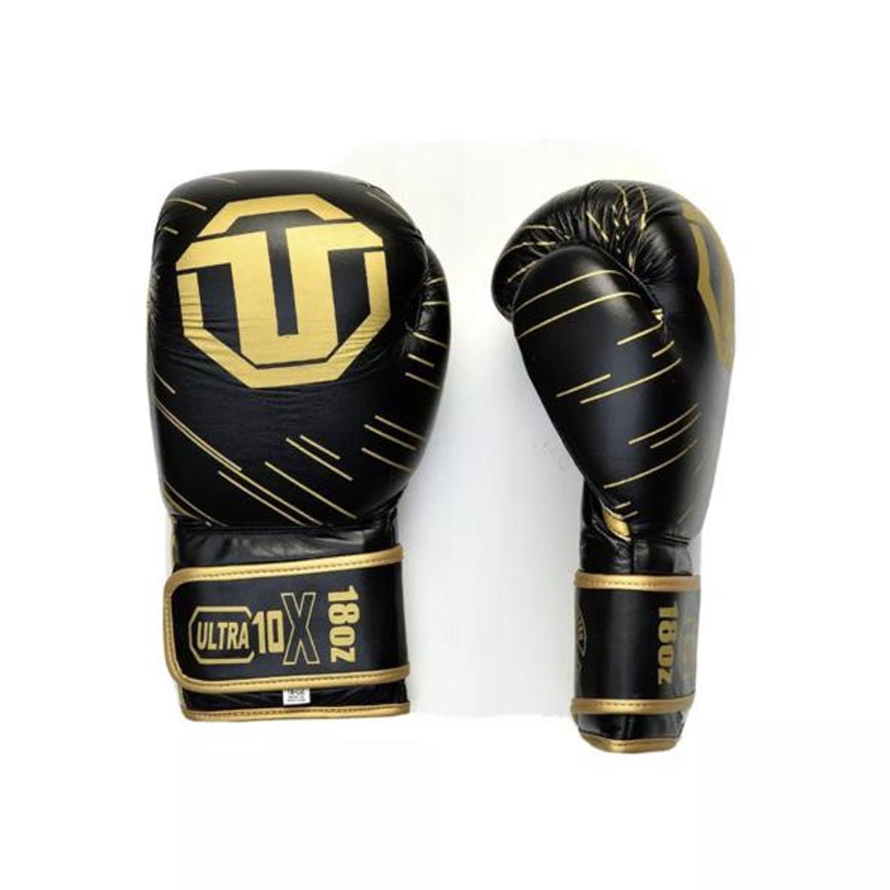 Details about   18 Oz Ultra Fight Gear Boxing Gloves Leather Boxing Gloves Training Equipment 