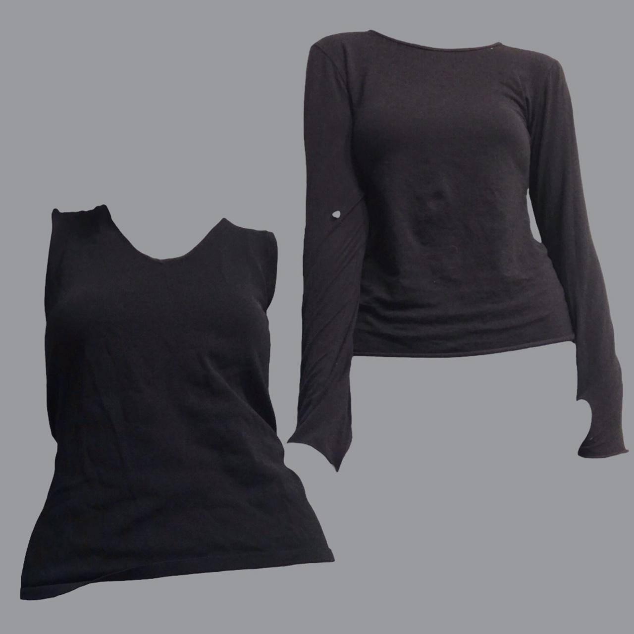 Women's Black and Grey Jacket Depop