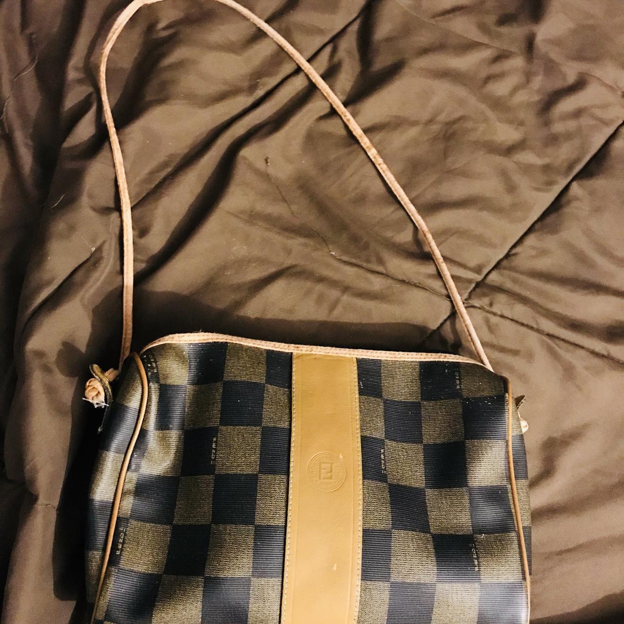 Fendi sale checkered bag