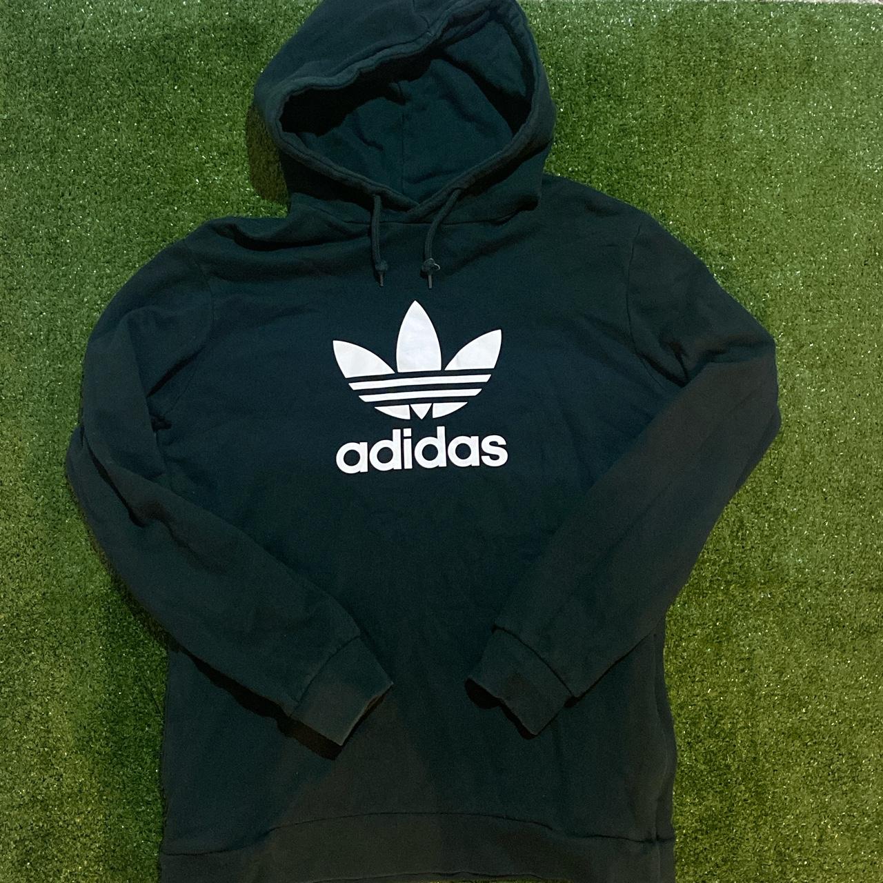 Adidas Hoodie 🥶 Forest green Color Heavy weight... - Depop