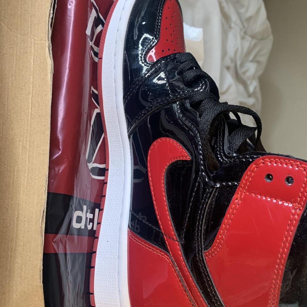 Jordan 1 patent bred patentbred1s jordans contact... Depop