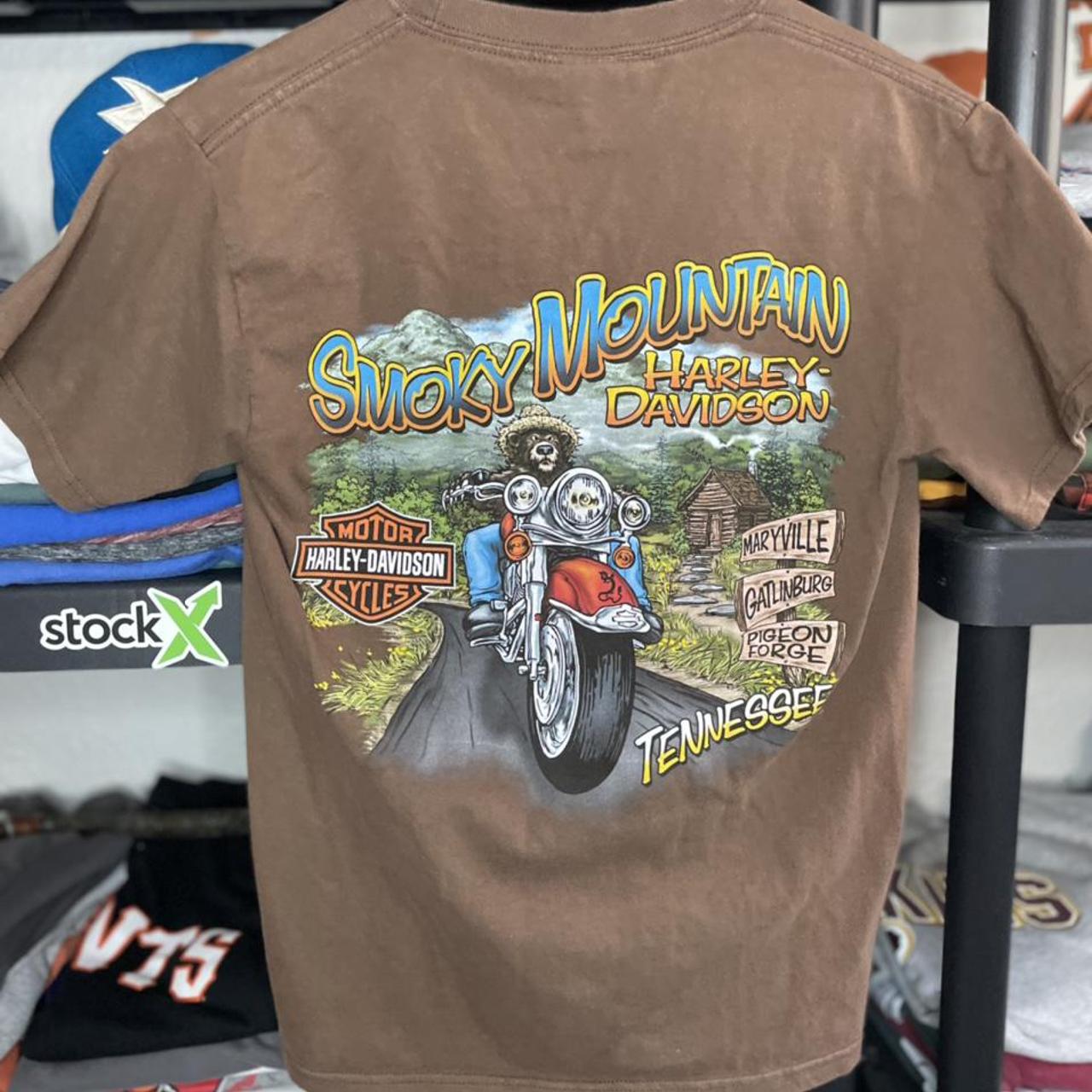 🏍2008 Smoky Mountain Harley Davidson T🏍 Size... - Depop