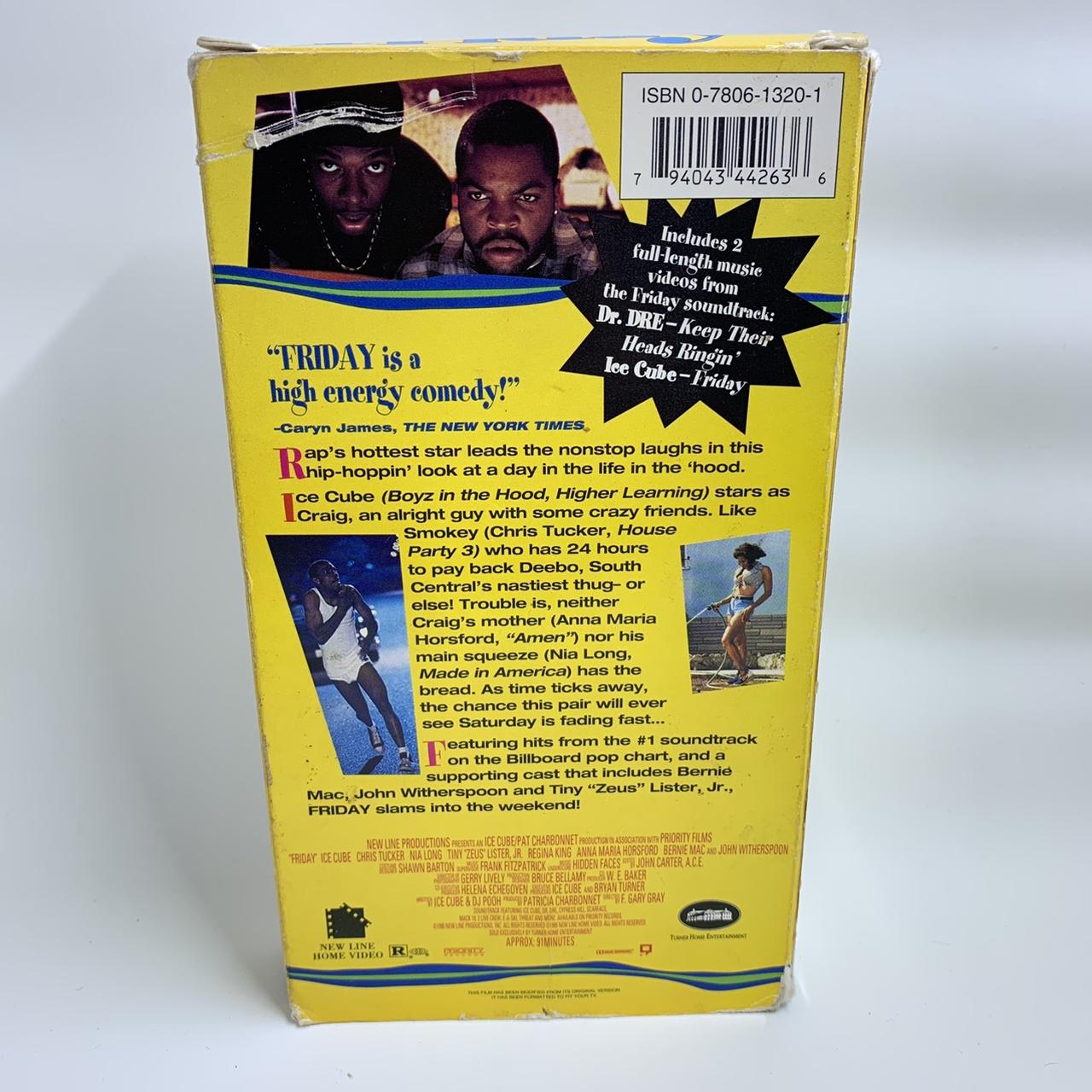 Friday 1995 VHS Tape Ice Cube Chris Tucker #90s #vhs... - Depop