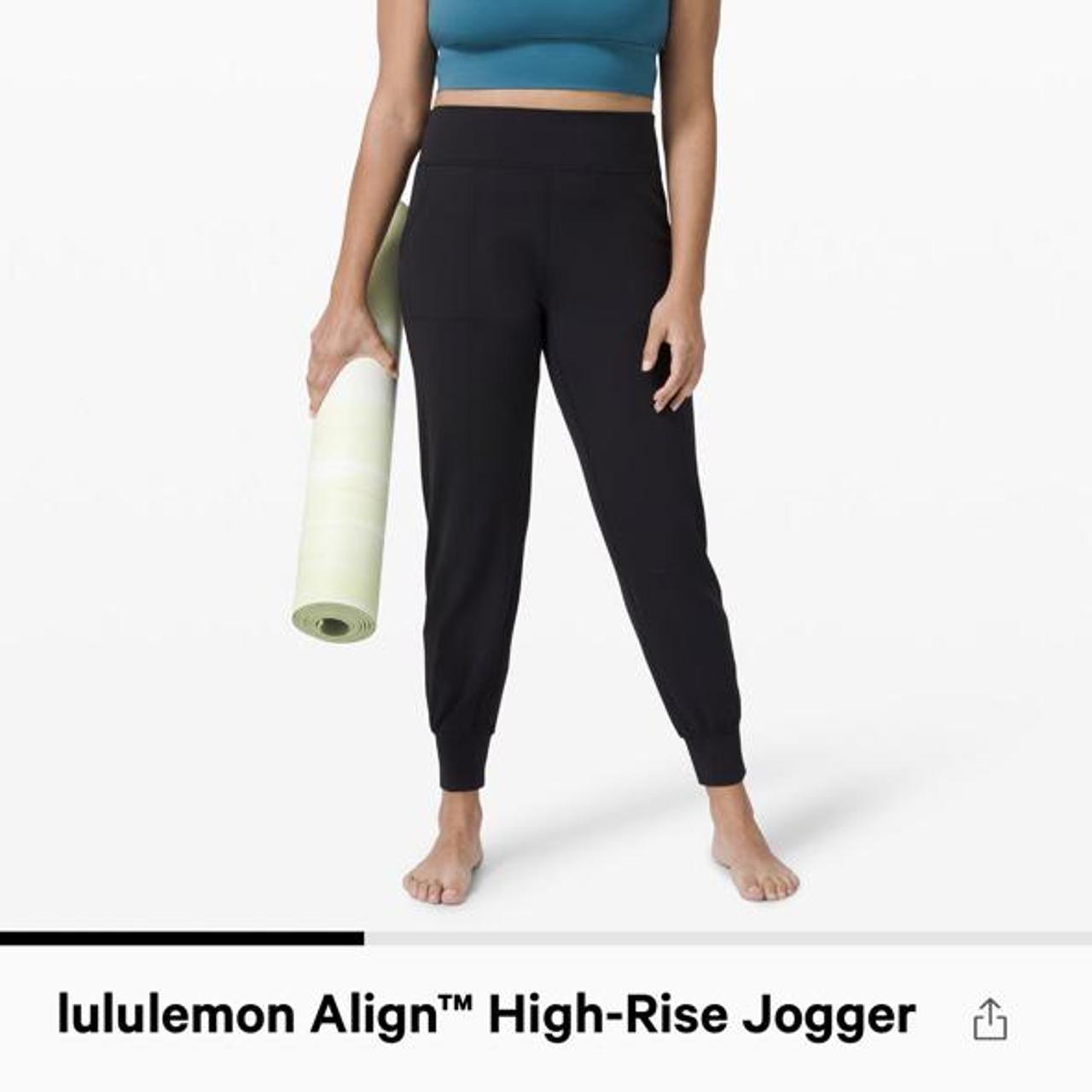 Lululemon align high-rise jogger size 6. I've only - Depop