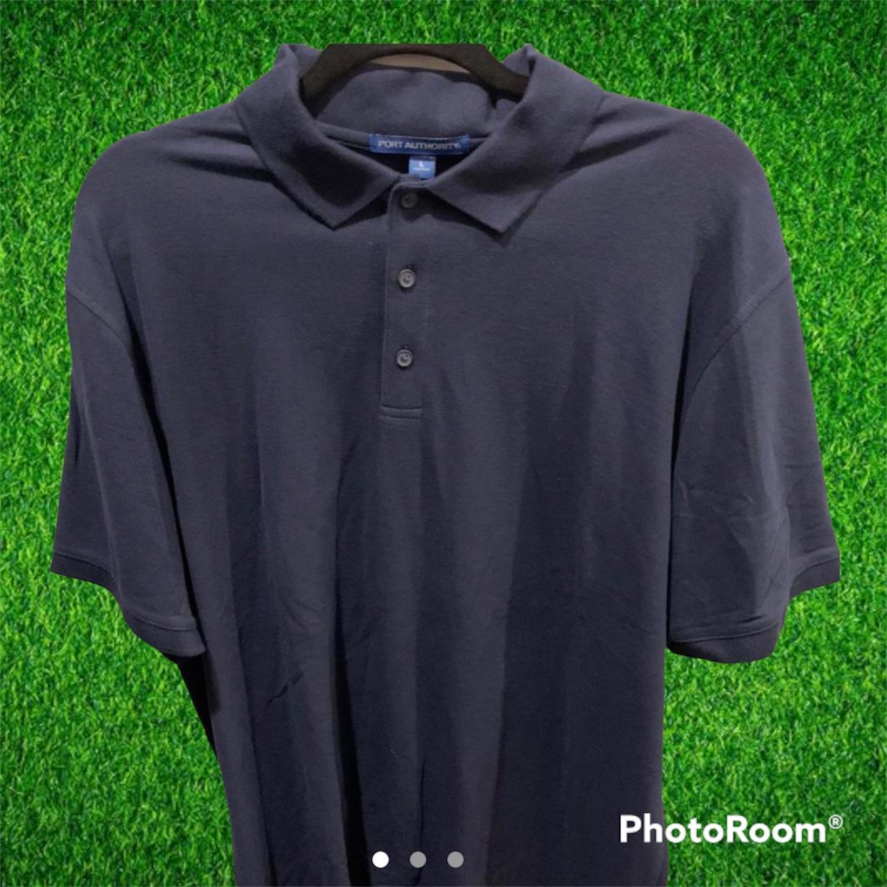 Men’s navy blue polo work shirt (Large) all items... - Depop