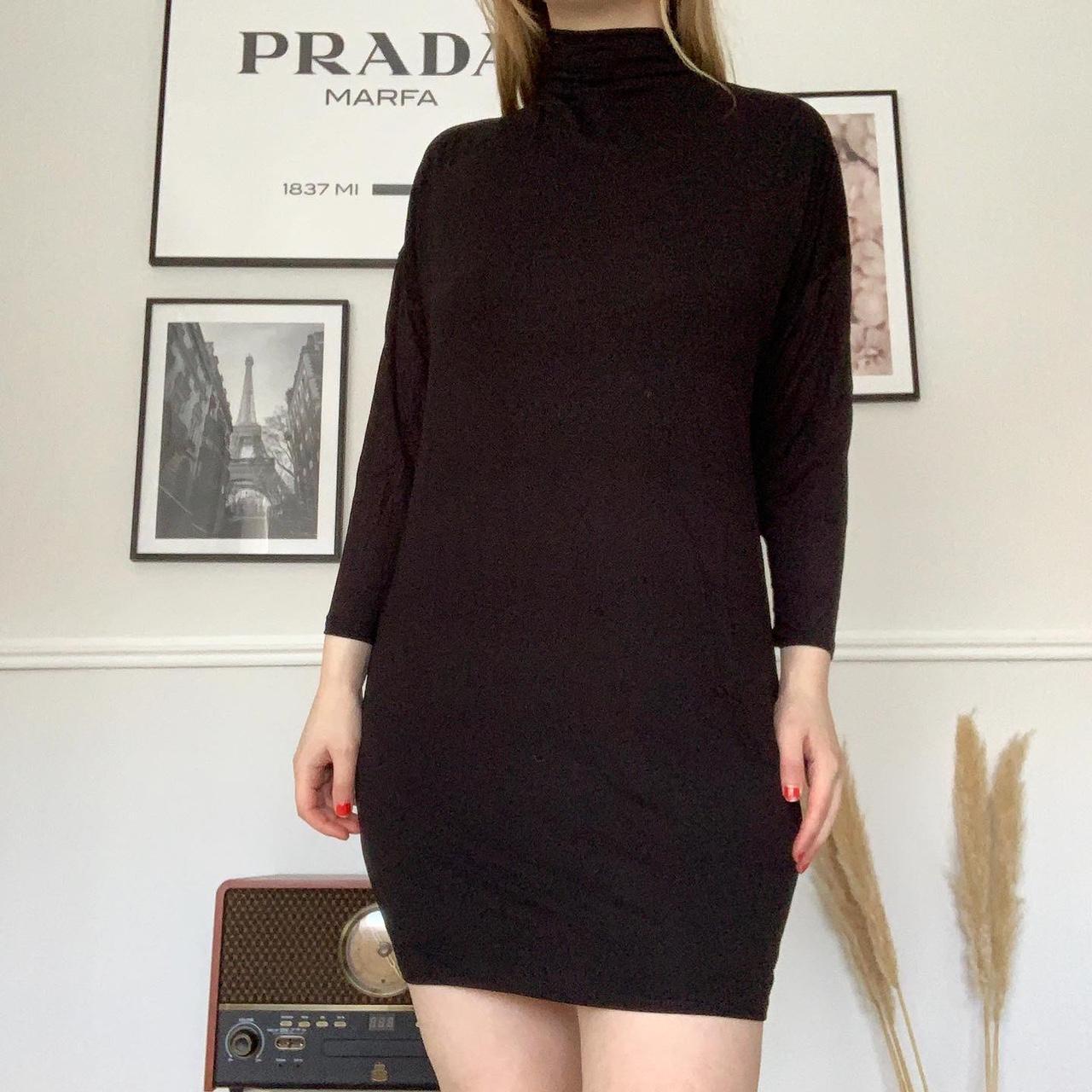 Dress - Black jersey dress