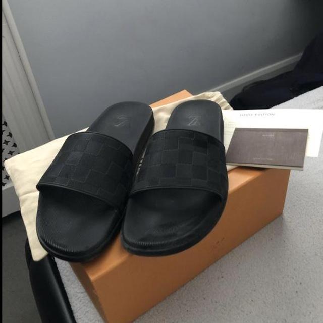 Louis Vuitton Sandals Retail price is $885 and is - Depop