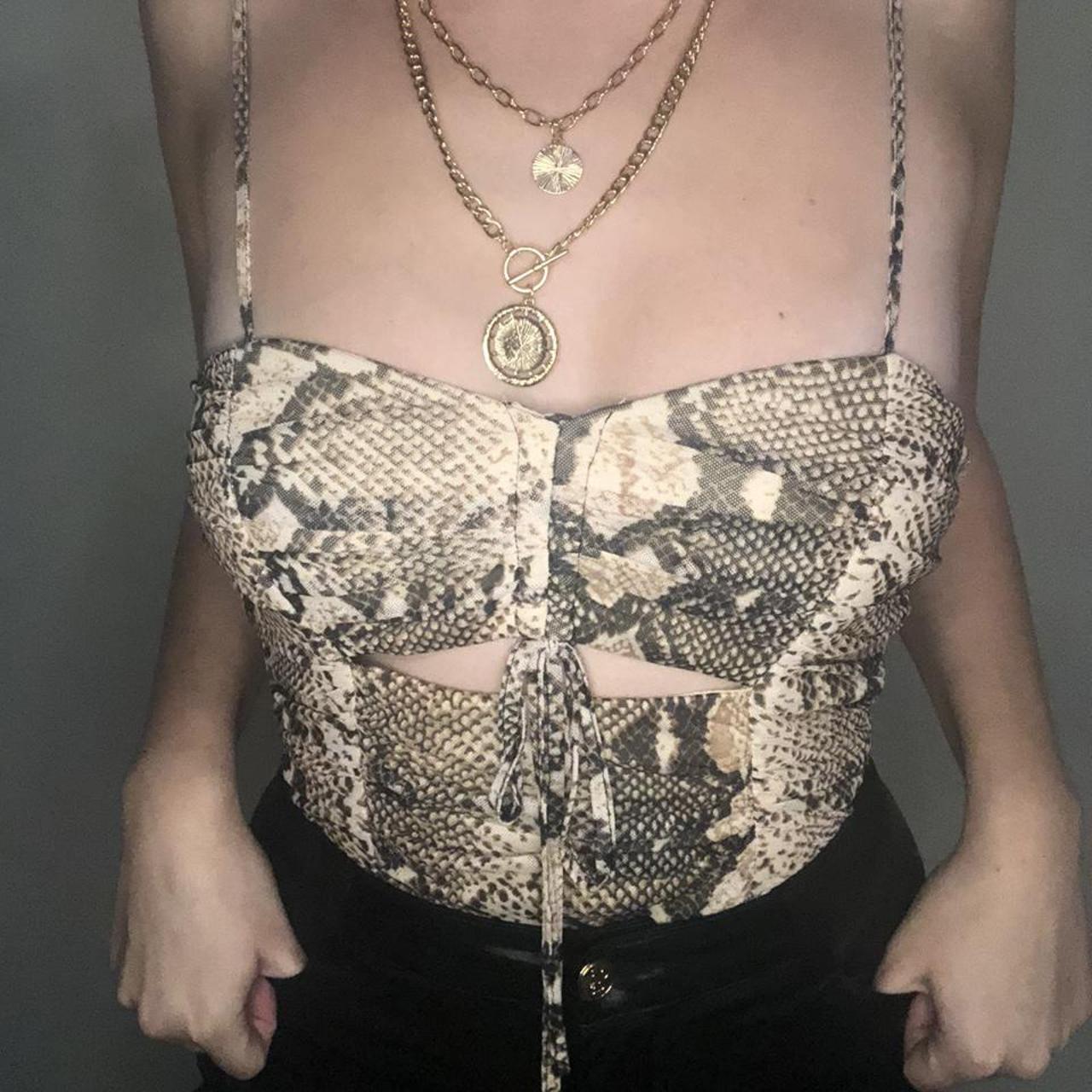 snakeskin nike bodysuit