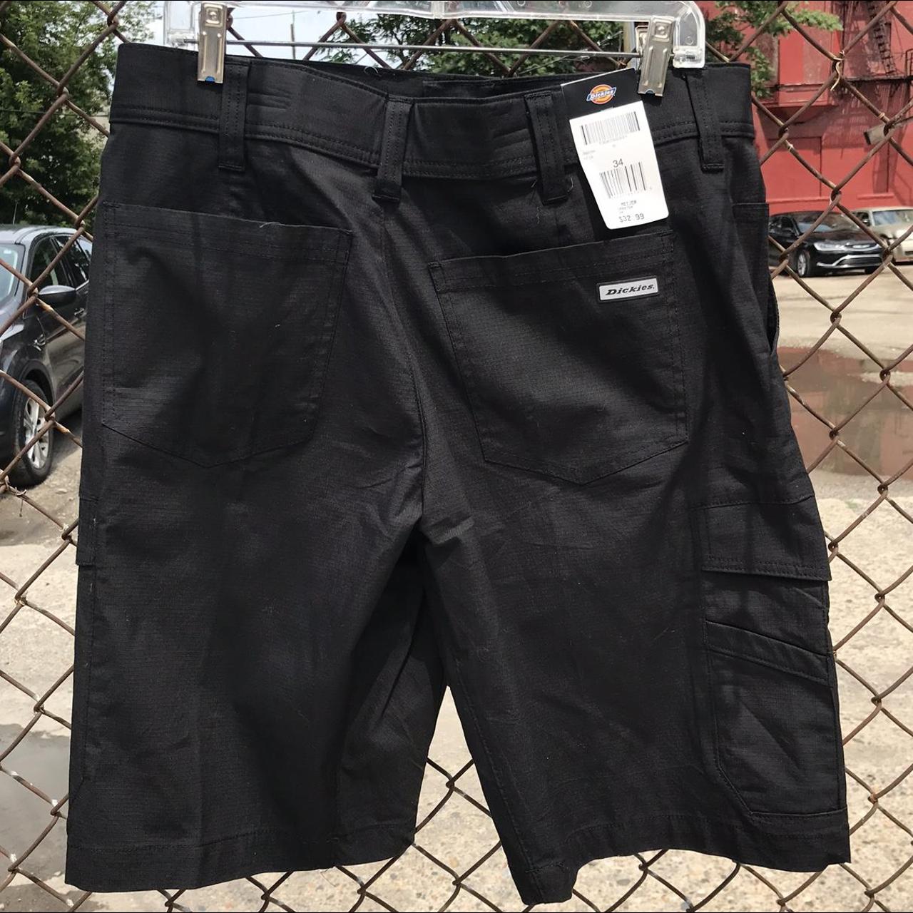 Dickies deadstock black cargo shorts size... - Depop