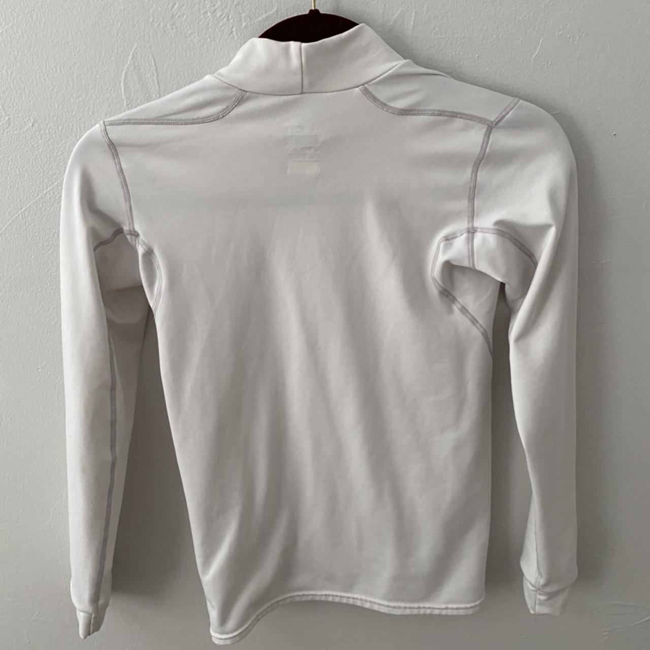 Nike Pro compression shirt Color white Size youth... Depop