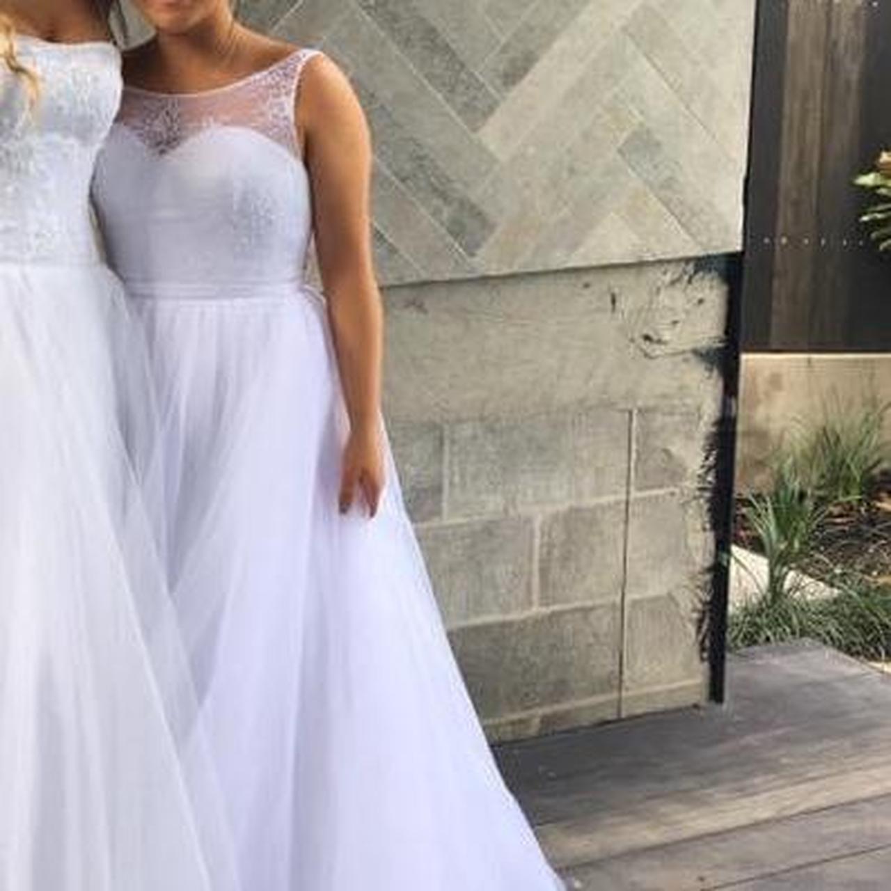 Addison Rose' Deb Dress🤍 size but best fits a Depop - Main Image