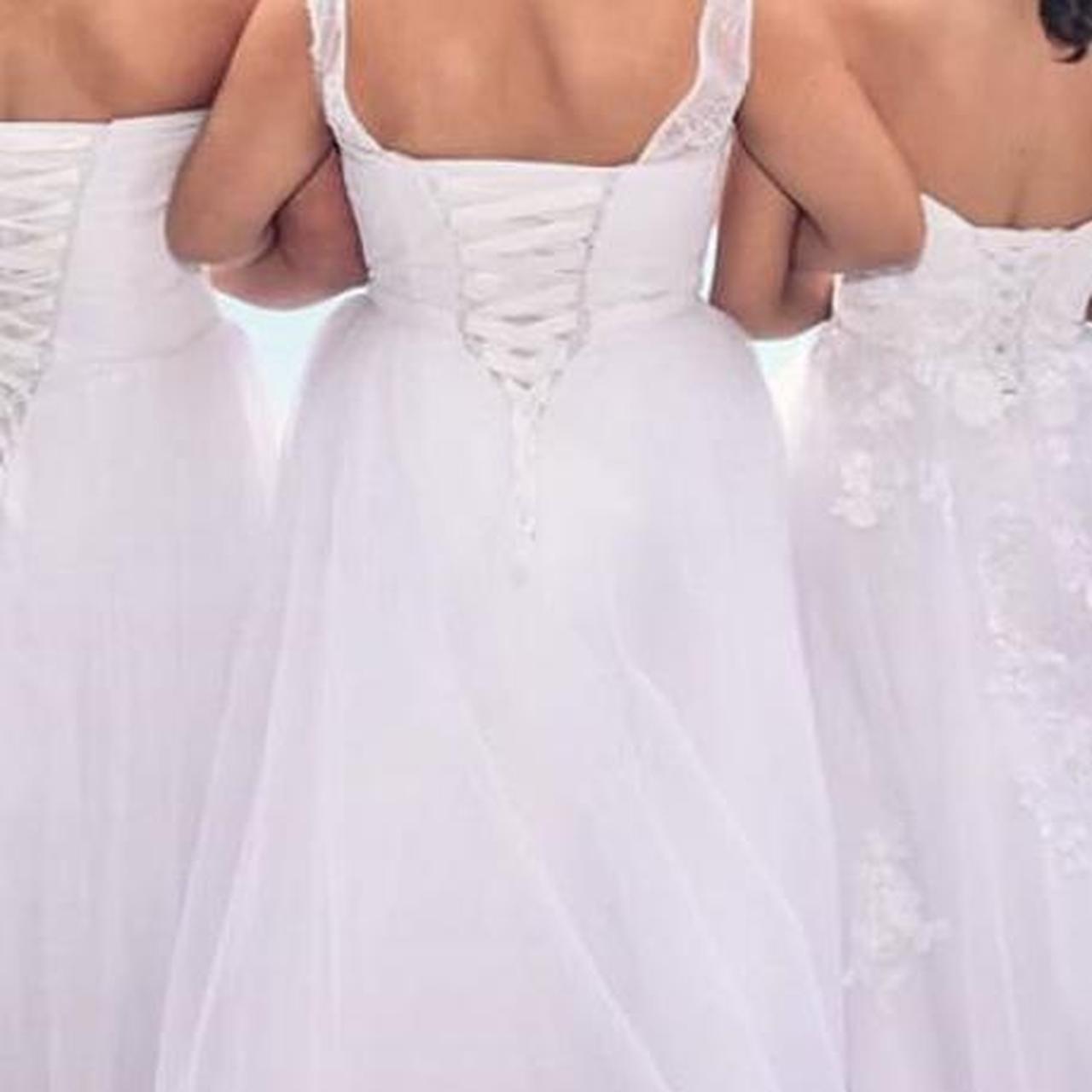 Addison Rose' Deb Dress🤍 size but best fits a Depop