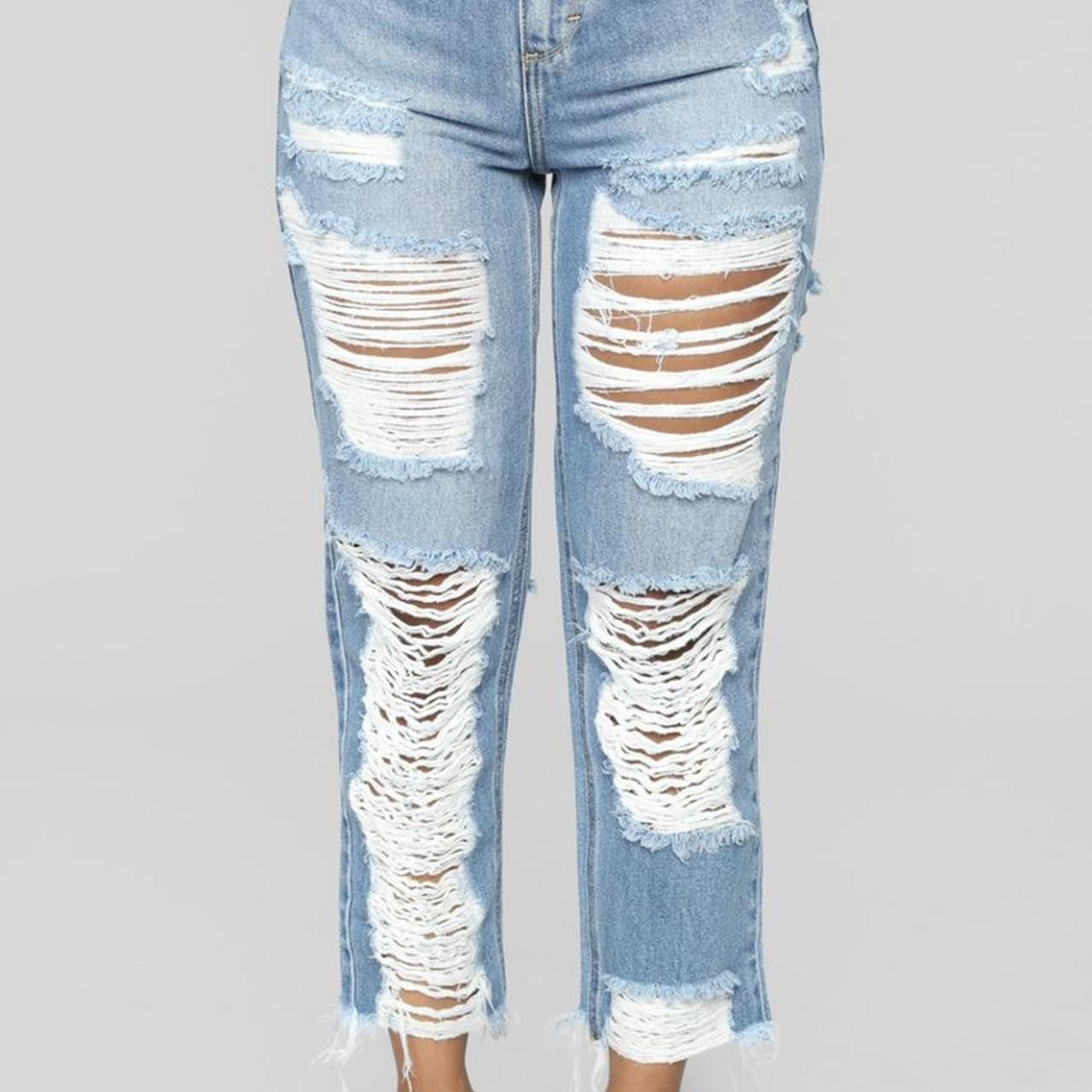 Fashion Nova Prescott Boyfriend Jeans Size Depop