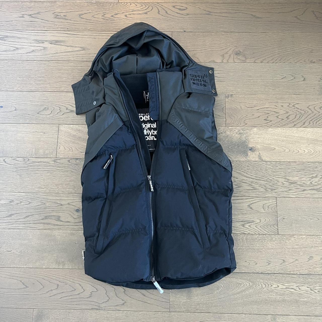 Superdry Japan Puffer Vest Size Medium Brand new... Depop