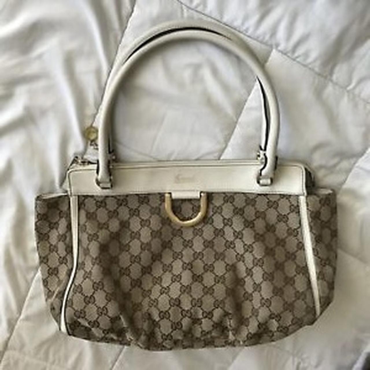 Authentic Gucci Handbag in Beige / Crystal Tan / Brown GG Coated Canvas -  Etsy