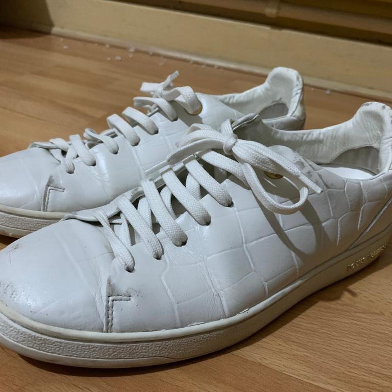 Louis Vuitton white sneakers - Depop