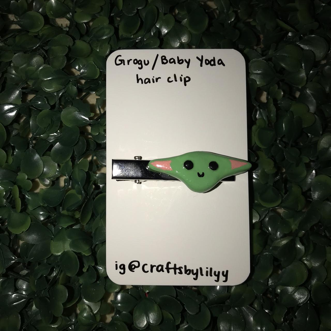 Baby popular yoda hair clip