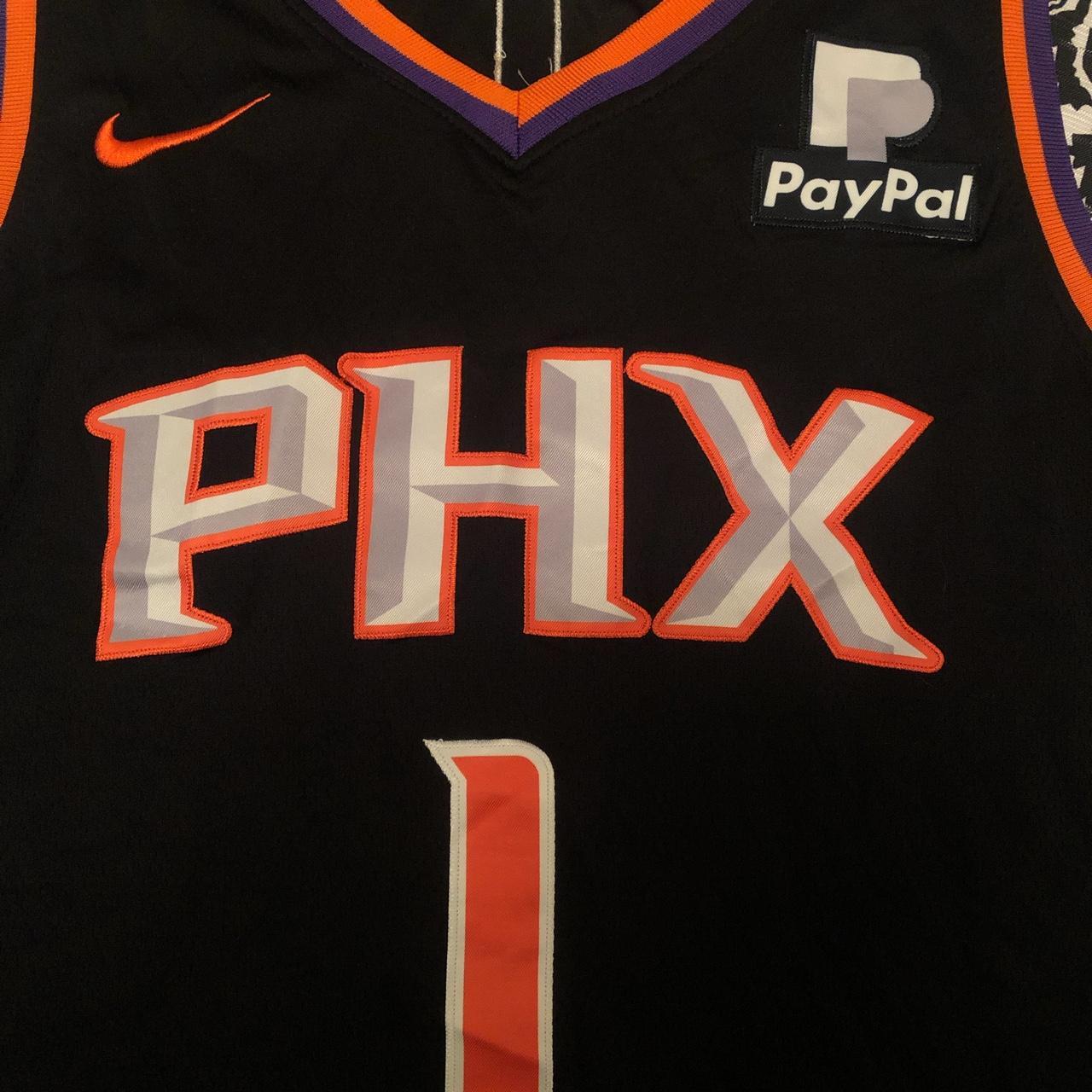 devin booker 1 phoenix suns the valley jersey - Depop