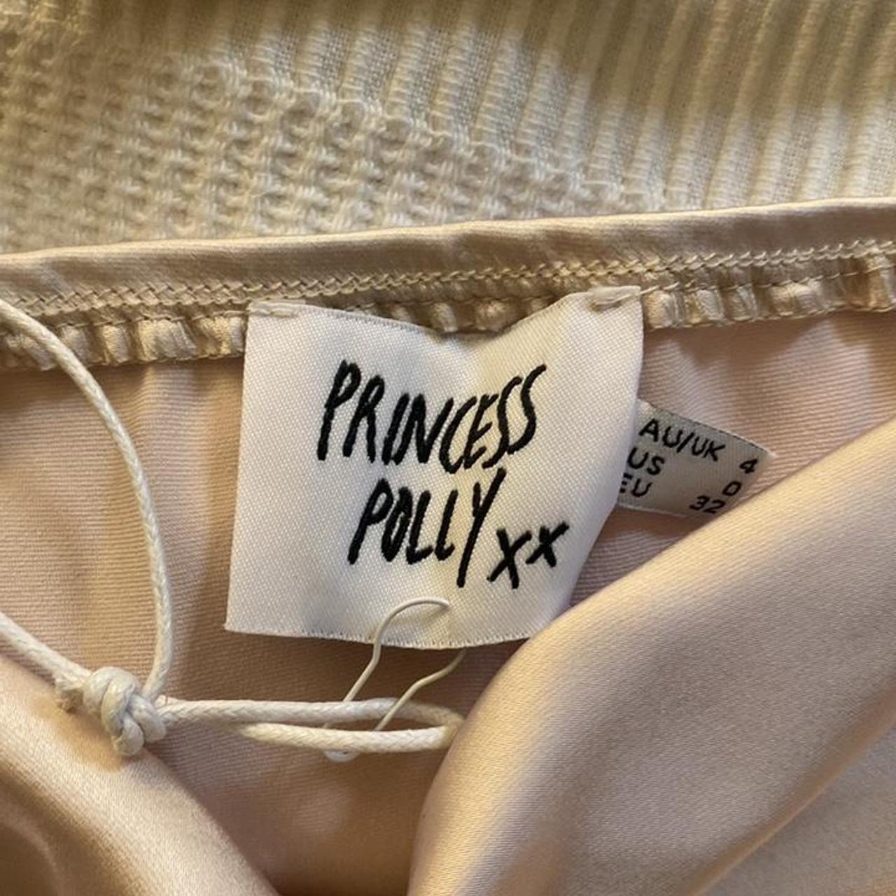 Princess Polly Women's Cream Dress | Depop