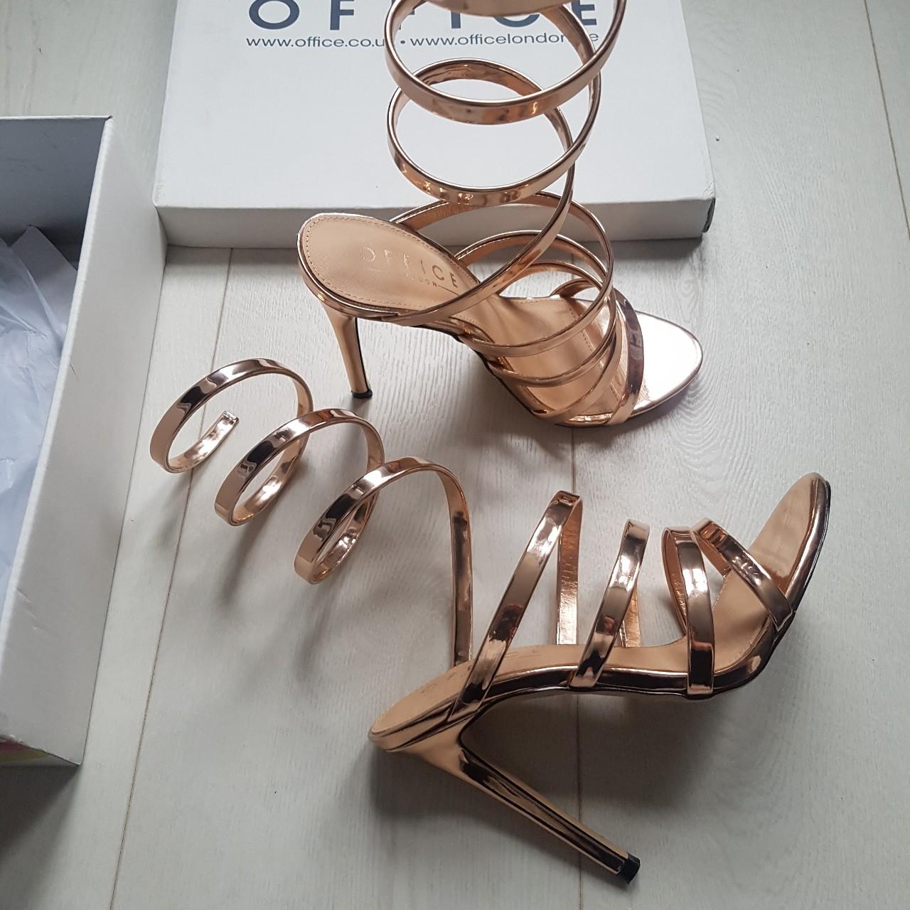 Office rose hot sale gold heels