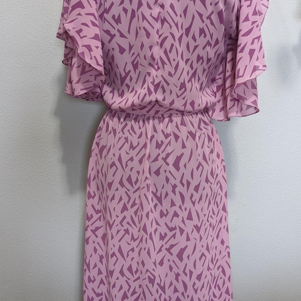 Women's Purple and Pink Dress (2)