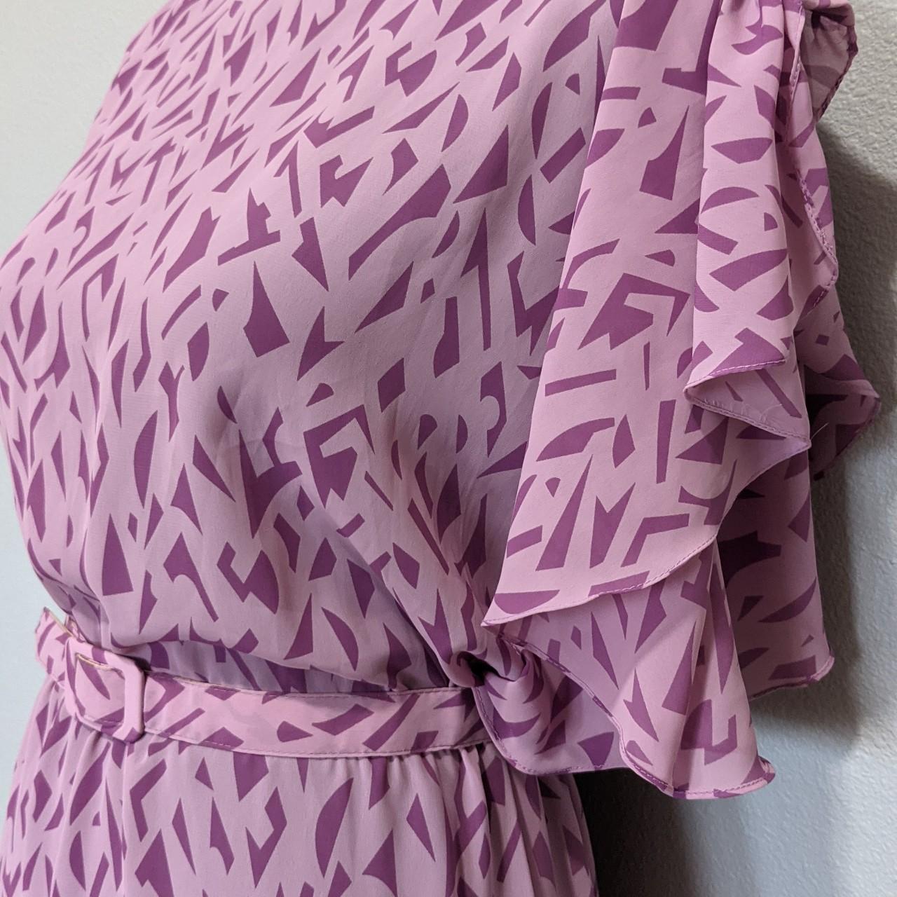 Women's Purple and Pink Dress (3)