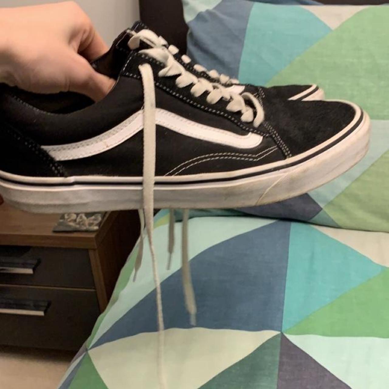black old skool vans size 10
