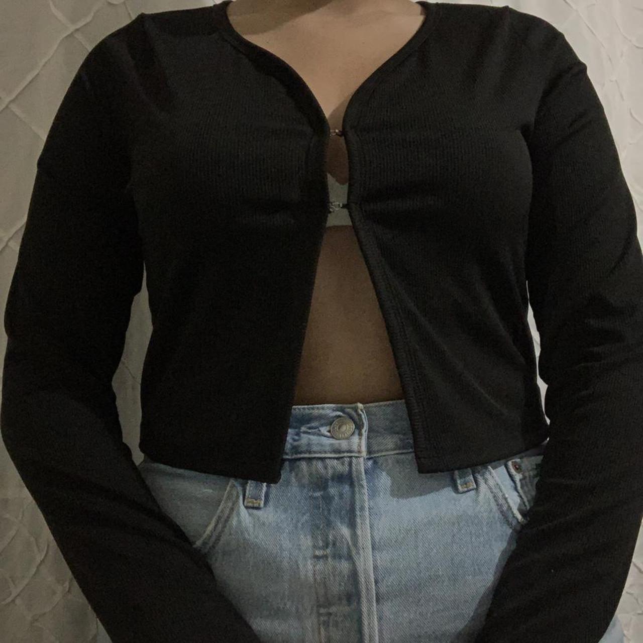 Romwe Women's Black Blouse (2)