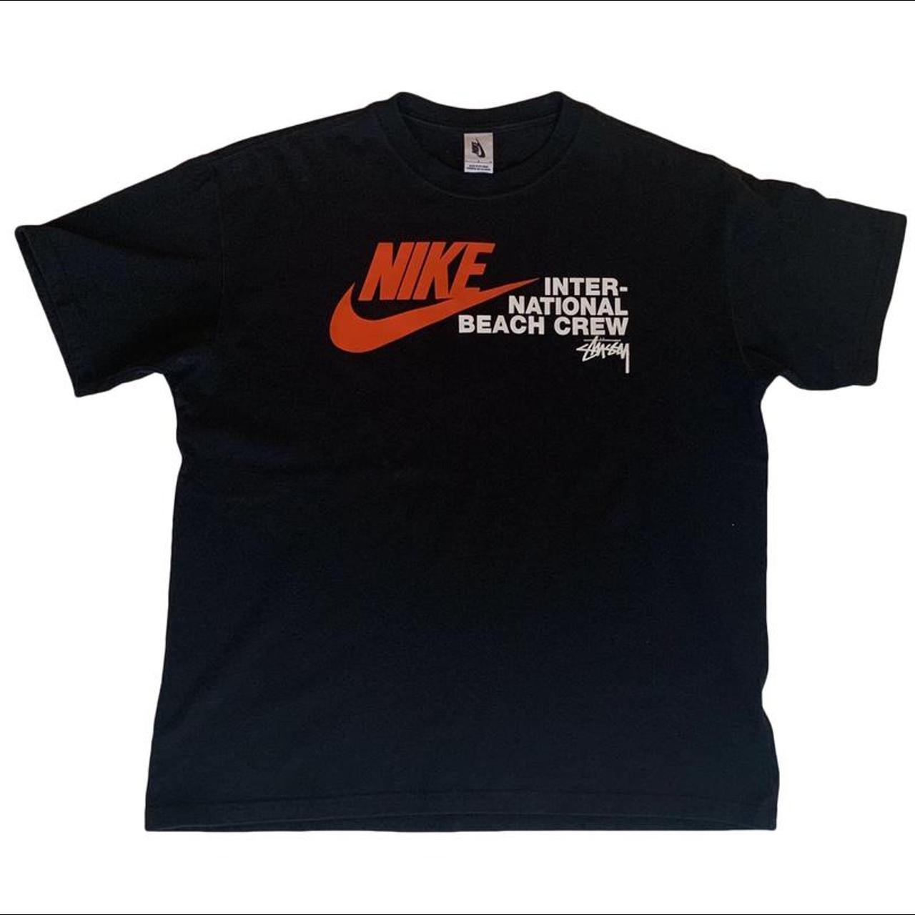 Nike X Stussy ‘International Beach Crew’ T-Shirt... - Depop