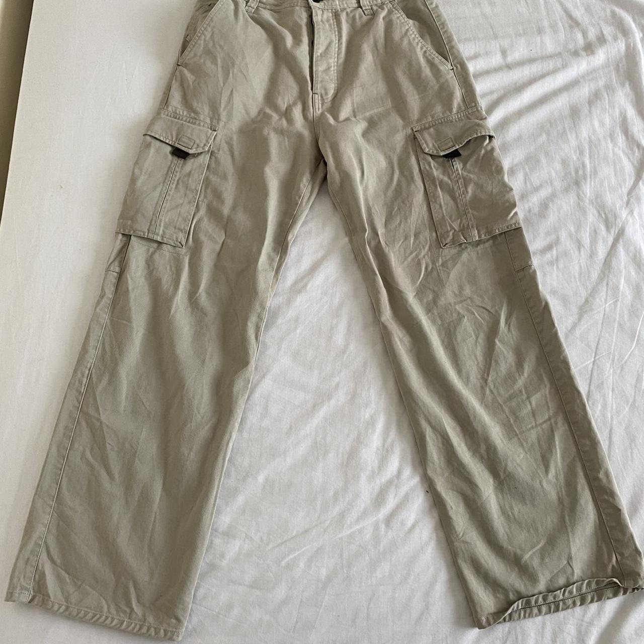Next Men's Cream Trousers Depop