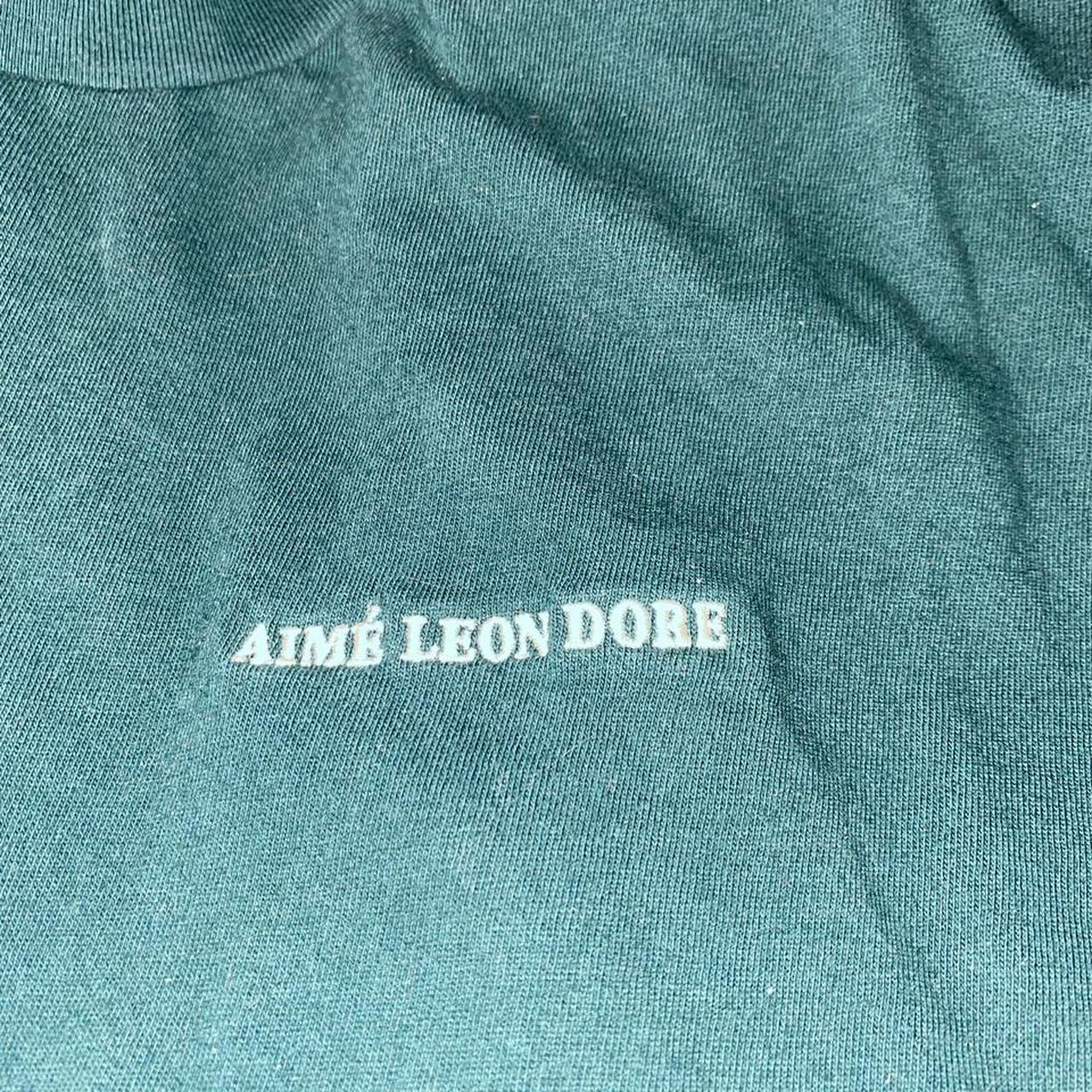 Green Aime Leon Dore Long Sleeve worn once just - Depop