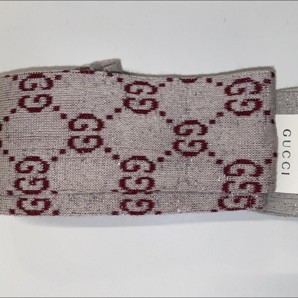 authentic gg pattern gucci tights. originally sold - Depop
