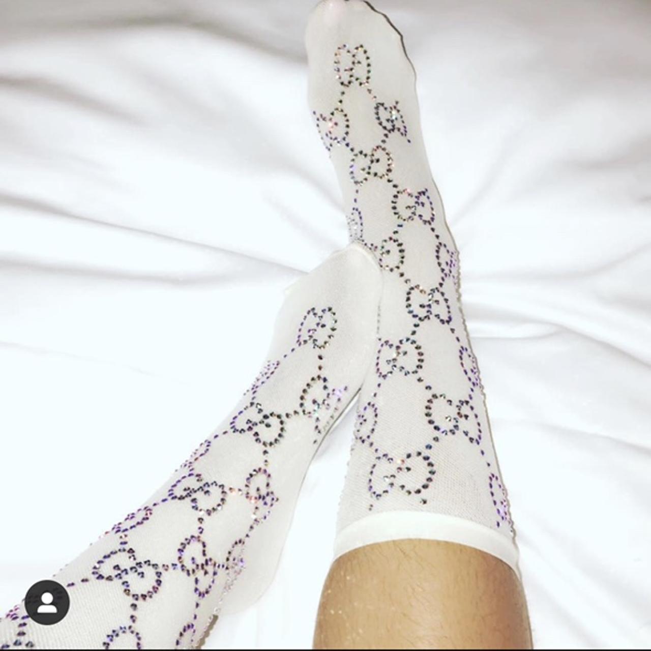 Gucci Crystal Socks