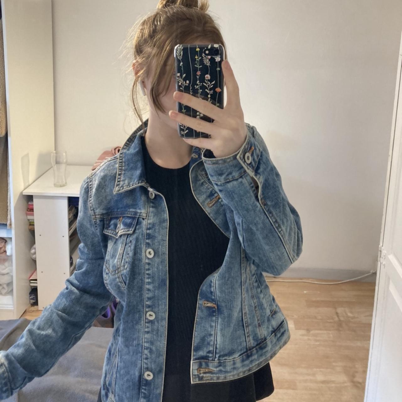 F&f oversized denim on sale jacket