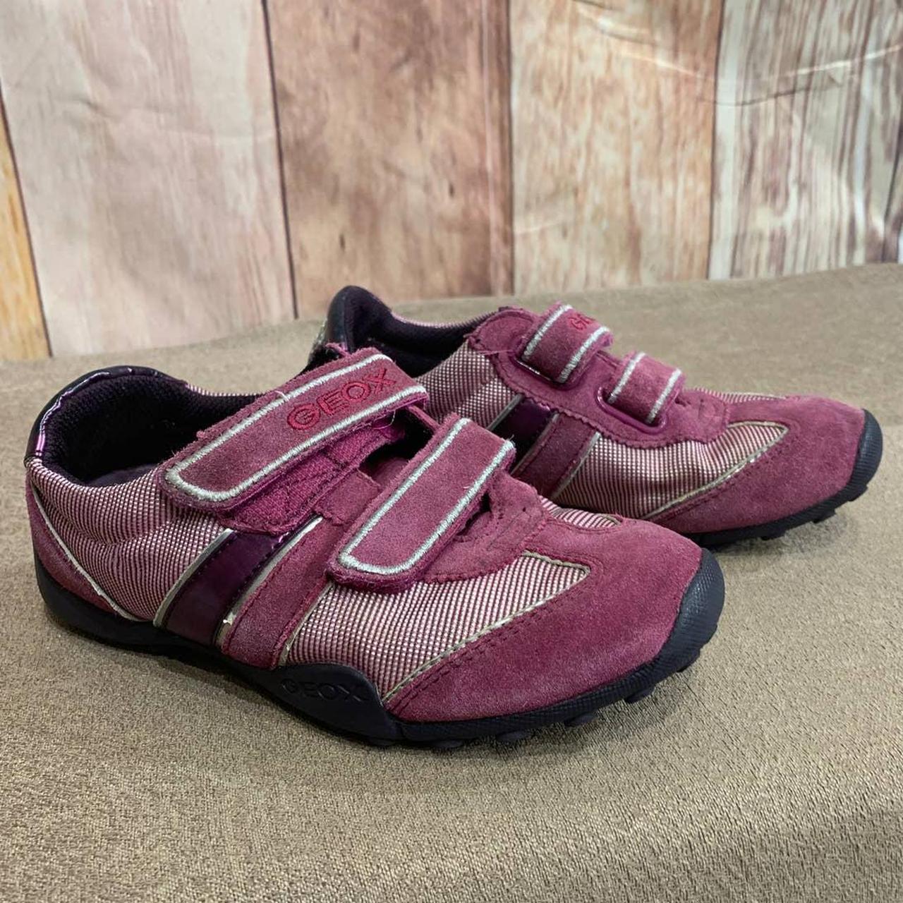 Geox Respira Kids Size 1 Girls Purple Athletic Shoes... - Depop