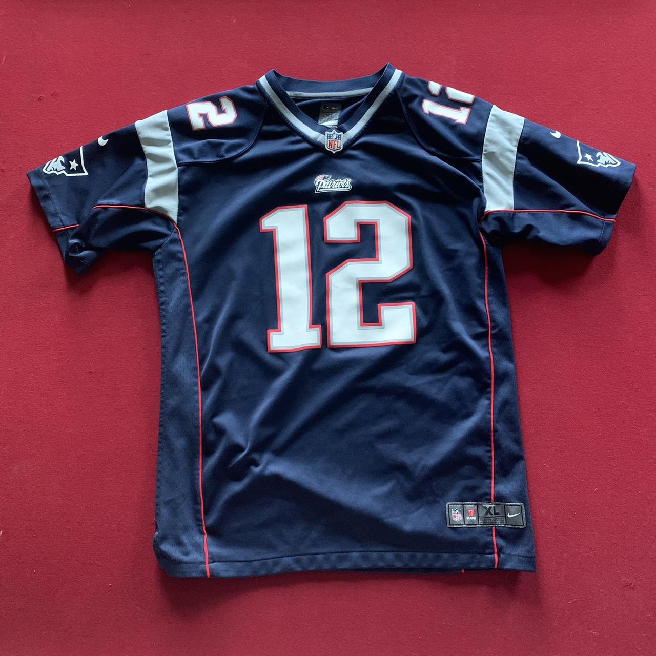 Nike NFL Patriots Tom Brady Jersey - S Nike NFL - Depop