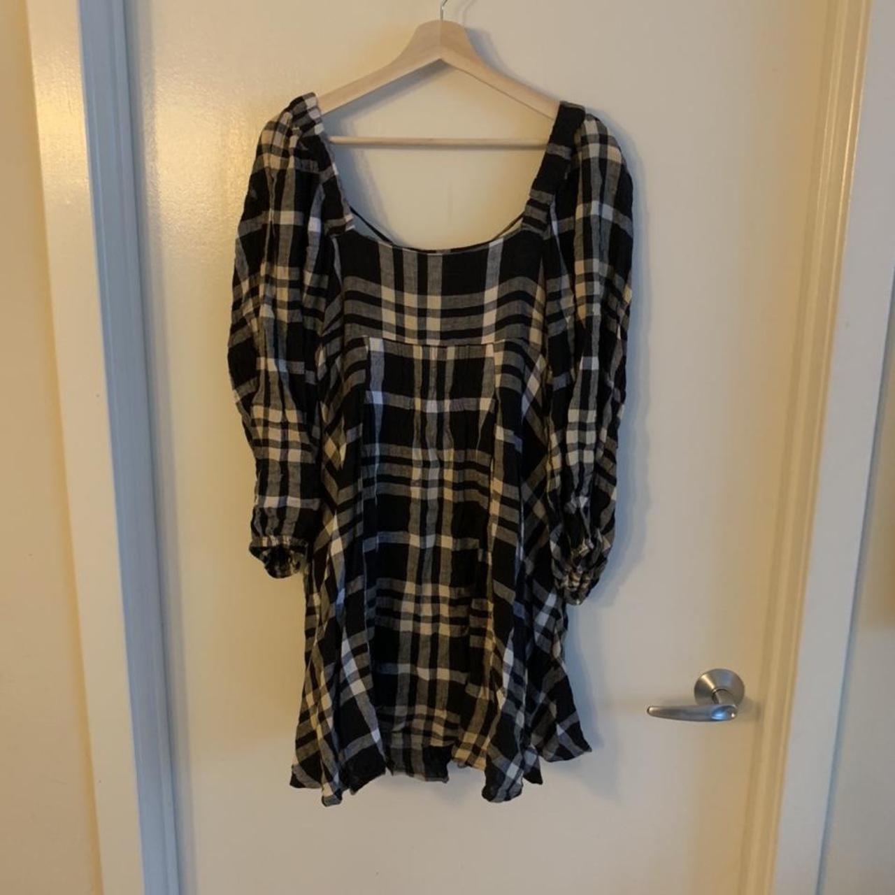 Flannel babydoll outlet dress