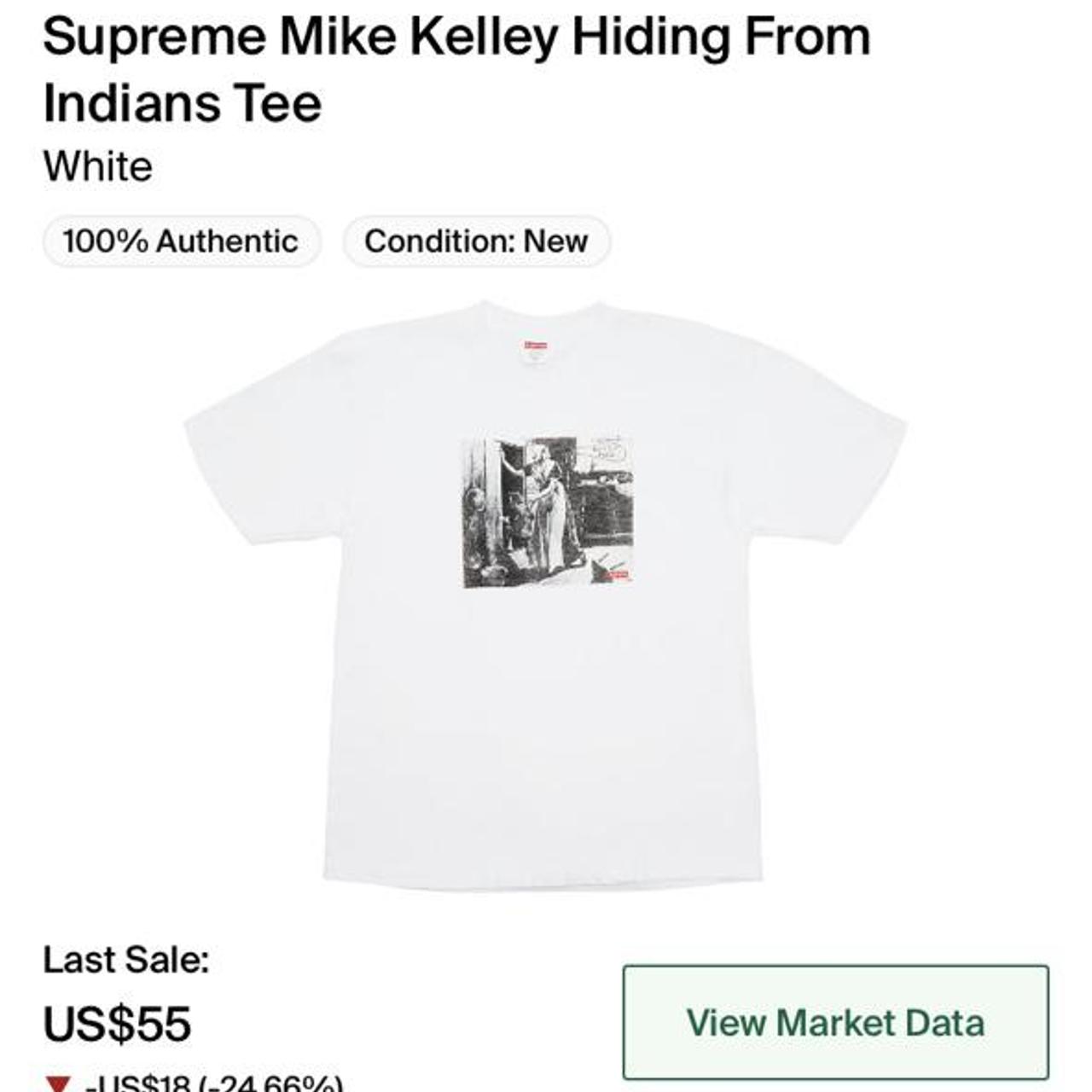 DEAD STOCK SUPREME MIKE KELLEY HIDING FROM INDIANS... - Depop