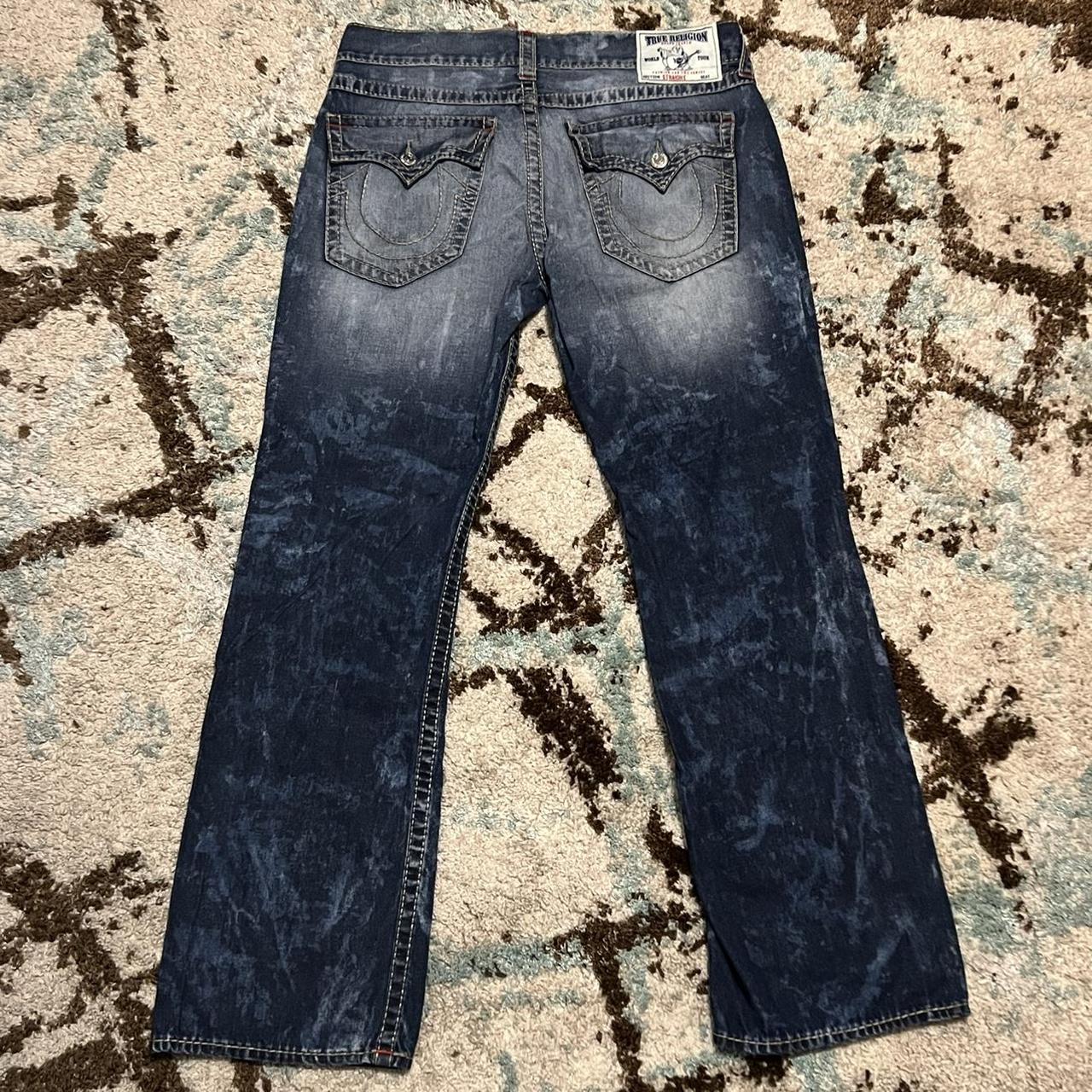 bleached true religion jeans