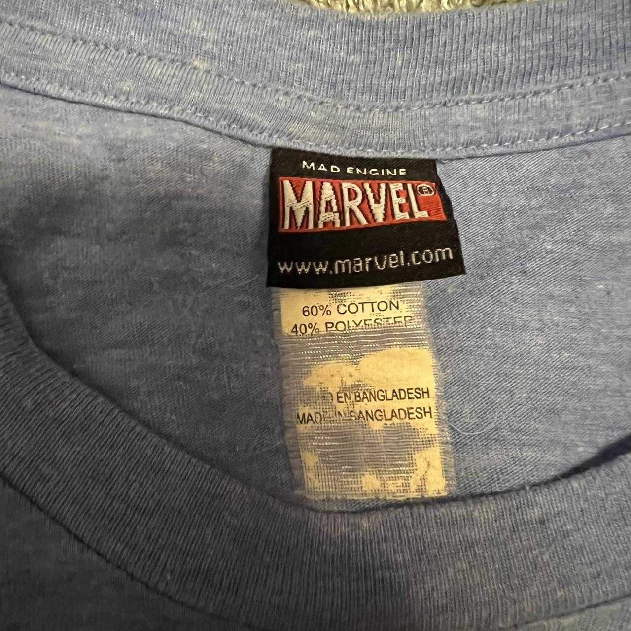 Vintage Marvel Mad Engine Captain America T Shirt... - Depop