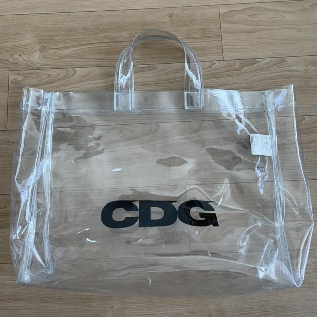 Cdg transparent cheap tote bag