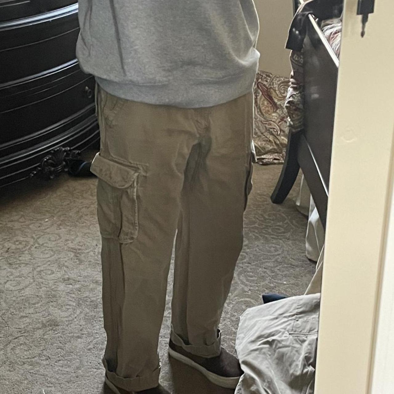 LL Bean cargo pants! I am 5”11 and these fit perfectly