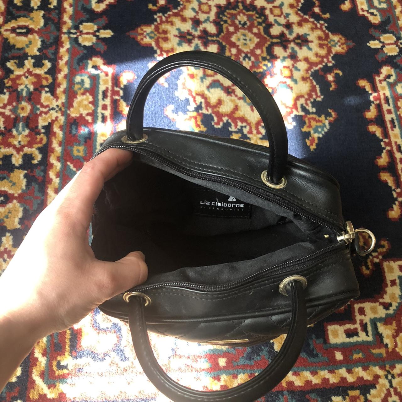 Y2K Liz Claiborne Mini Snakeskin PVC Leather Bag - Depop