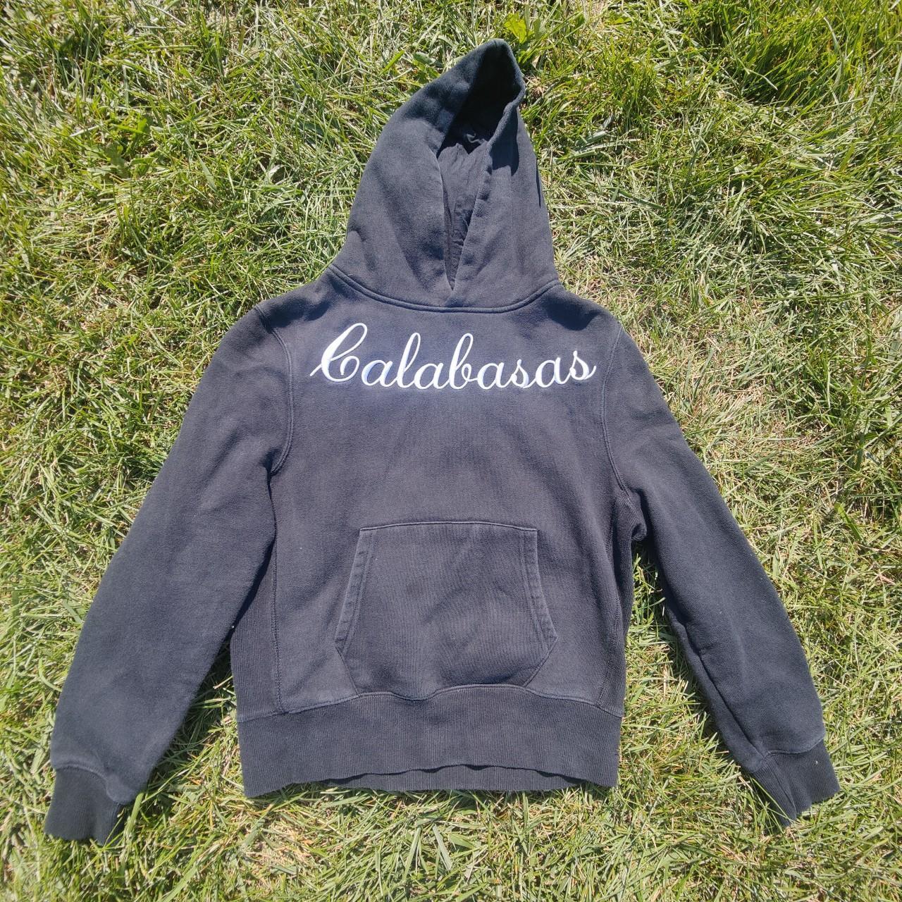 Kendall Kylie Calabasas faded black hoodie. Depop